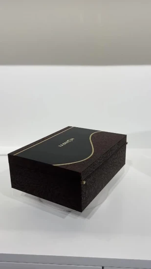 Hongyi Hochzeits-Geschenkbox, Jubiläums-Weinbox, individuell graviertes Geschenk, Holz-Weinboxen, für Holzaufbewahrung, China MDF, orientalische Parfüme